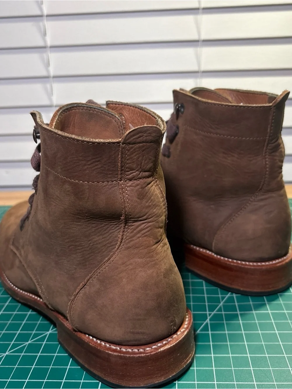 Adelante Havana Brown Leather Western Cowboy Boots Men’s 9E Wide